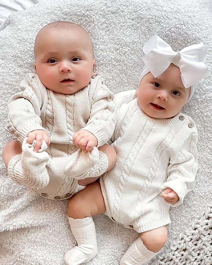 doboi Baby Girl Hair Bows and Nylon Headbands Set - 20PCS Infant Toddler Accessories With Big Bows