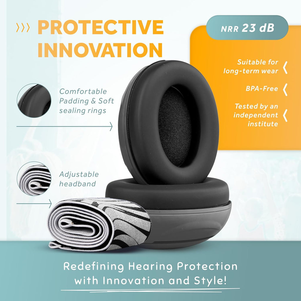 Schallwerk ® Mini+ Baby Ear Muffs – Infant Noise Cancelling Headphones, Toddler Ear Protection, Baby Headphones for Noise