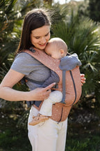 Beco Baby Carrier 8 Hybrid Newborn to Toddler (7-45lbs) - All in 1 Mesh Backpack, Front and Hip Carrier with Adjustable Seat - Cooling Ergonomic Carrier (Rose Love)