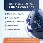 Schallwerk ® Mini+ Baby Ear Muffs – Infant Noise Cancelling Headphones, Toddler Ear Protection, Baby Headphones for Noise