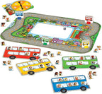 Orchard Toys Moose Games Bus Stop Game. A Fun Introduction to Addition and Subtraction. Pick up and Drop Off Passengers on Your Bus. for Ages 4-8 and for 2-4 Players