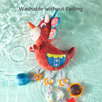 TUMAMA Dinosaur Plush Toy with Wind Chime, Car Seat Stroller Stroller Crib Hanging Toys, Baby Toys for 0 3 6 9 12 Months