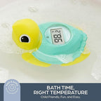 Dreambaby Baby Bath & Room Thermometer - Floating Turtle Toy for Water Temperature Monitoring - Turtle Temperature Monitoring for Newborns, Infants, and Toddlers with Fahrenheit Display