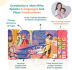 GO GO 9 Fairy Tale Songs: Interactive Sound Book, Musical Books for Toddlers 1-3, Talking Books for Toddlers 1-3, Music Books for Toddlers 1-3, Baby Music Book, Sing Along Books, Baby Book with Sounds