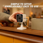 Defender GO 2K AI Powered WiFi Indoor/Outdoor Home, Business, Pet, Baby Security Camera, AI Detection, Dual Band, Spotlight/Siren, Color Night Vision, 2-Way Talk, Works with ClearVu App