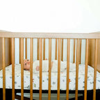 Little Unicorn Premium Crib Sheet | Breathable & Super-Soft Muslin Fabric (Forest Friends)