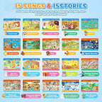 Interactive Search and Find Activity Books for Kids Ages 3-5, Toddler Travel Games Toys for Car Airplane, Road Trip Activities for Kids 4-8, Educational Preschool Learning Toys Gift with a Talking Pen