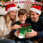 SpringFlower 594 PCS Christmas Tree Building Block Set, Rotating Music Box Christmas Building Block Tree for Boys Girls Adults, Xmas Gifts Decorations for Kids Adults Teens,Green