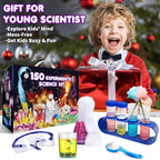 UNGLINGA 150 Experiments Science Kits for Kids Boys Girls, S.T.E.M Kit Toys Gifts Ideas Birthday Christmas, Chemistry Break Geodes, Volcano, Physics Educational Activities Project