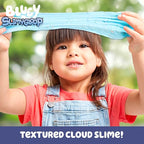 Bluey Premium Cloud Slime, Blueberry-Scented Fluffy Slime, Pre-Made Slime for Kids with Mix-Ins, Bluey Toys, Party Favors for Kids 8-12, Bluey Party Favors, Girls Toys 8-10, Toddler Travel Toys