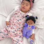 OUOZZZ 10" Black Baby Doll for 1 Year Old Girl Gifts - First African American Baby Dolls Toys for Girl Birthday Christmas Plush Gift for Toddler