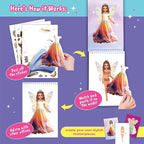 Sticker Dress up Fairies and Angels. Sticker Activity Book for Kids, Learn to Dress up Fairies and Angels with Guide for Kids 5 and up. Girls Fashion Paper Dolls