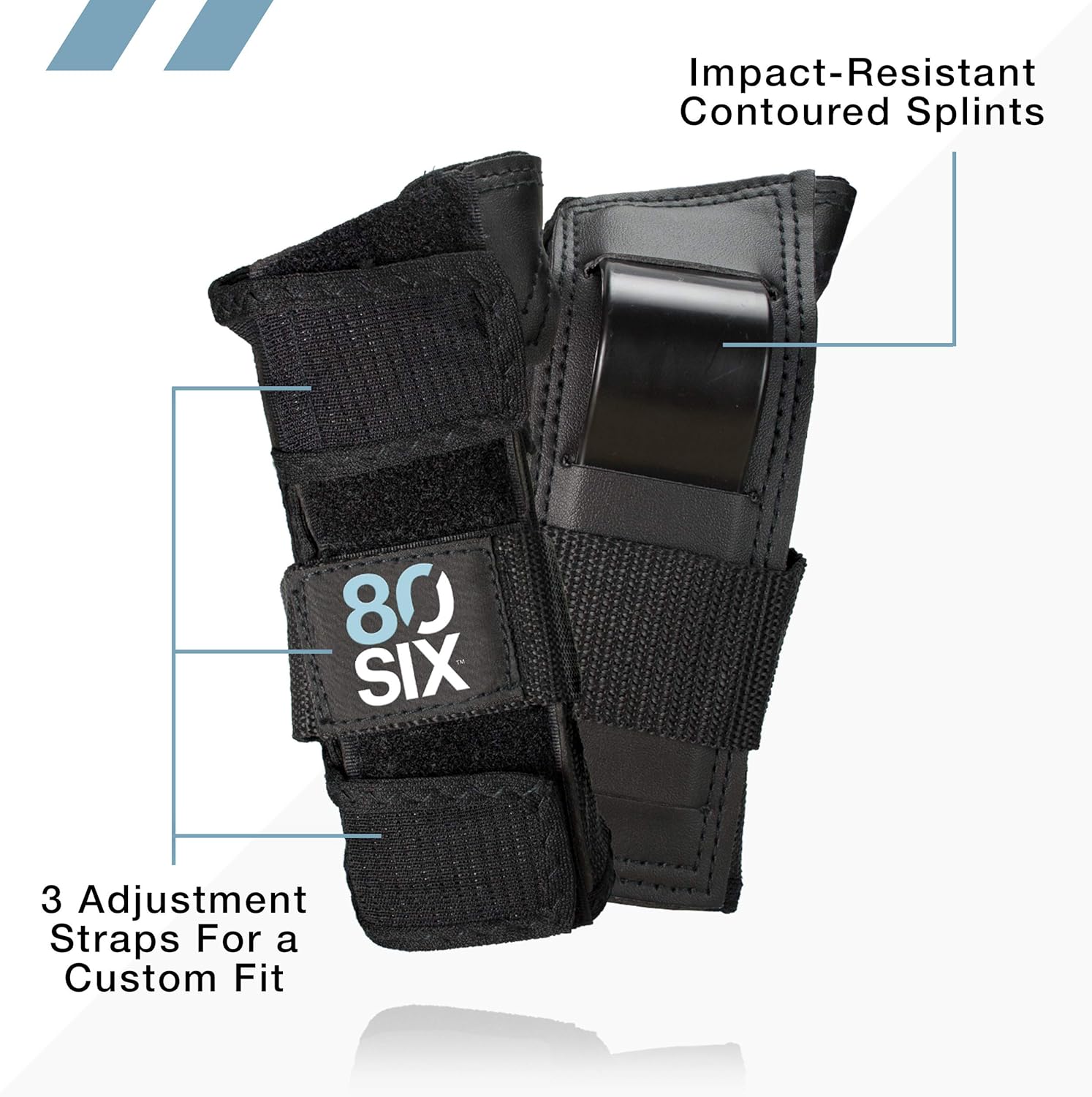 80Six Kids Multi-Sport Pad Set with Wristguards, Elbow Pads, and Knee Pads, Designed by Industry Leading Brand Triple 8
