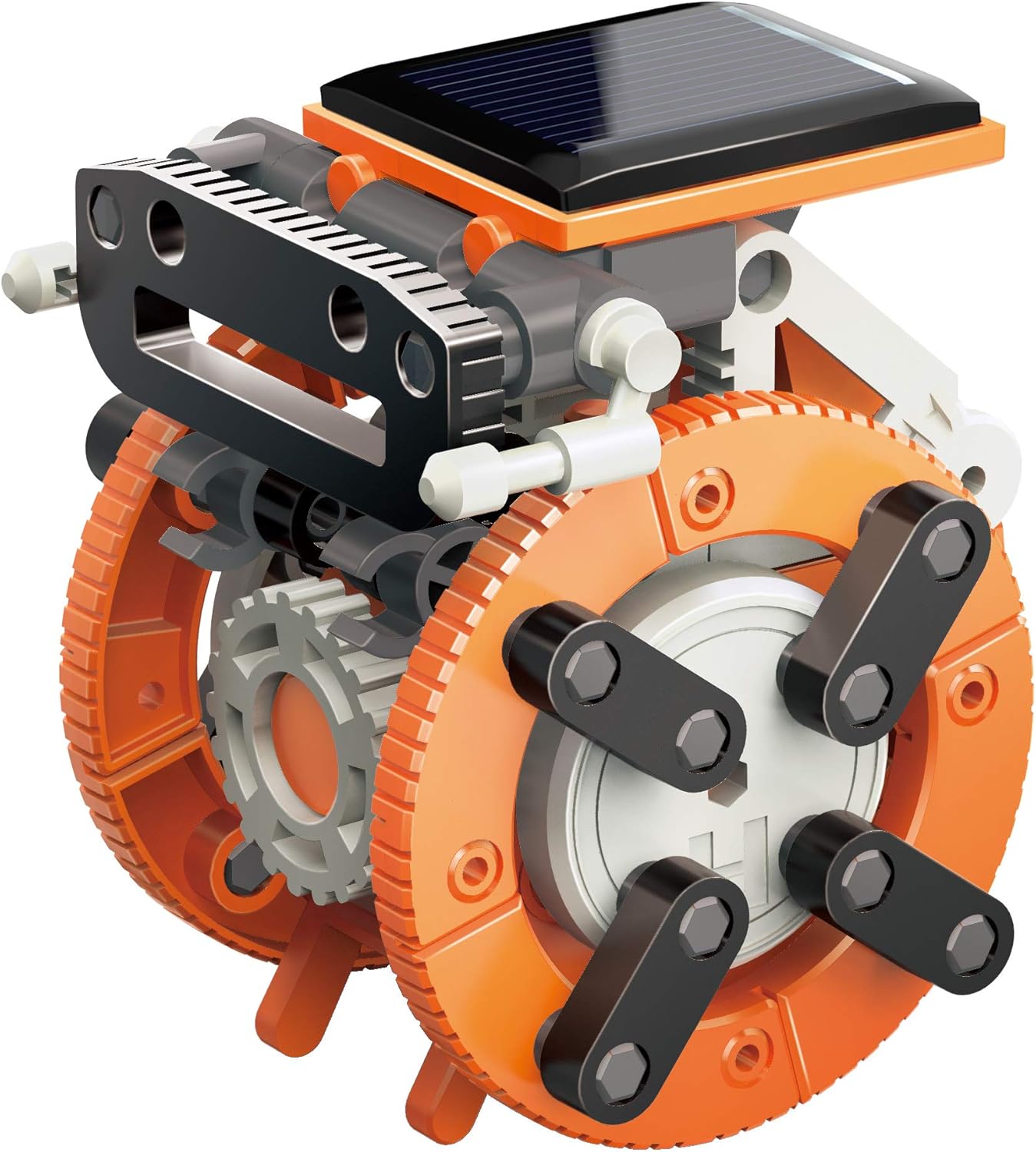 Thames & Kosmos SolarBots: 8-in-1 Solar Robot STEM Experiment Kit | Build 8 Cool Solar-Powered Robots in Minutes | No Batteries Required | Learn About Solar Energy & Technology | Solar Panel Included