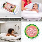 Cocomelon Baby 3-in-1 Sling and Seat Bath Tub with Removable Infant Support, Convertible Infant to Toddler Bath Tub with Seat, Shower Gift, Ages 0-24 Months