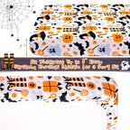 UOMNY Halloween Pumpkin Crib Sheet for Boys Girls Pumpkin Ghost Fitted Crib Sheets for Standard Crib 52 X 28 Inch Toddler Crib Mattresses Sheet