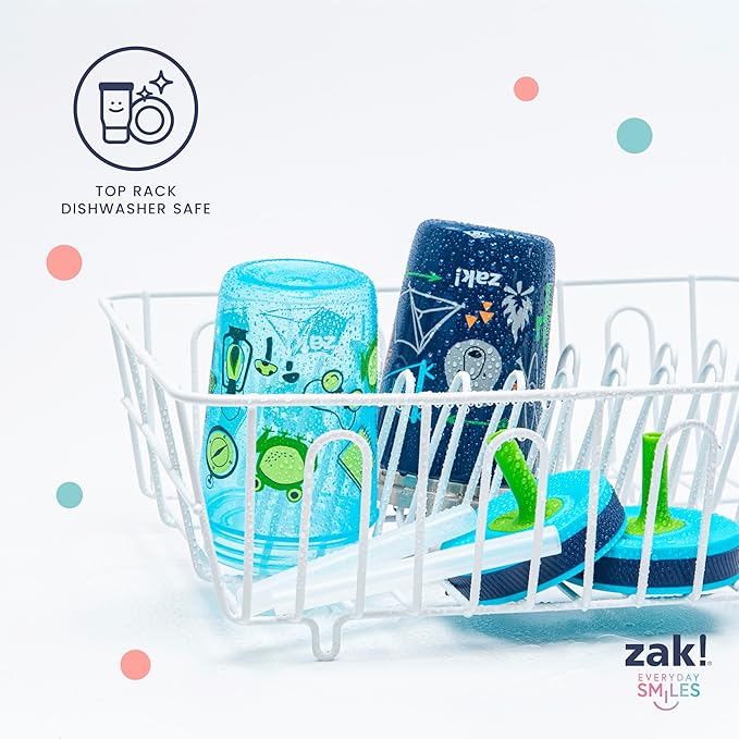 Zak Designs Spidey and His Amazing Friends Kelso Tumbler Set, Leak-Proof Screw-On Lid with Straw, Bundle for Kids Includes Plastic and Stainless Steel Cups with Bonus Sipper, 3pc Set, Non-BPA