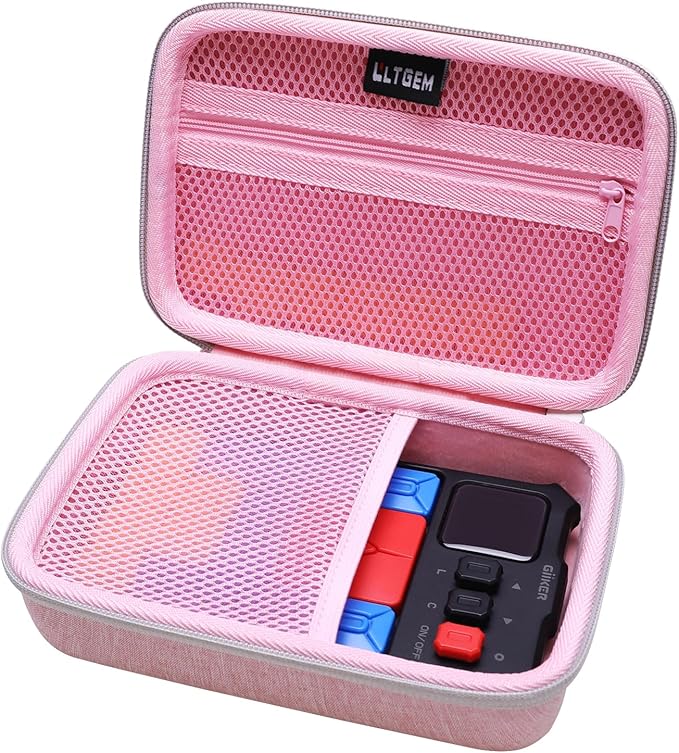 LTGEM Case Compatible with GiiKER Super Slide Puzzle Games, Pink