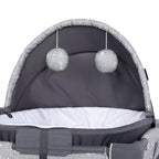 Baby Trend Nursery Den Playard with Snooze Pod and Flip Over Changer, Diamond Sage