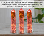 Amazing Gemstone Brecciated Jasper Crystal Towers ~ Natural Healing Crystal Point Obelisk for Reiki Healing and Crystal Grid (3- Inch)
