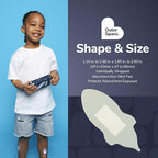 BioSwiss Bandages, Outer Space Shaped Self Adhesive Bandage, Latex Free Sterile Wound Care, Fun First Aid Kit Supplies for Kids and Adults, 24 Count