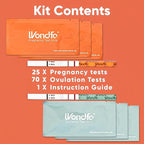 Pregnancy Test Strips and Ovulation Test Strips Combo Pack- Ovulation Predictor Tests and Pregnancy Tests -Reliable Home Testing for Family Planning