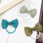 CÉLLOT Toddler Hair Accessories - 40pcs 2.75" Elastics Rubber Ribbon Bands, Bows for Baby Girls, Kids & Children, Pastel Colors