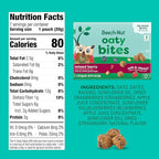 Beech-Nut Toddler Snacks, Oaty Bites with Fruit & Whole Grains, Mixed Berry Toddler Snack Bites for Toddlers 12 Months & Older, Pack of 6 Boxes (42 single-serve bags)