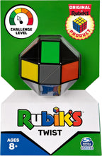 Rubik's Twist, Colorful 3D Puzzle Classic Brain Teaser Retro Fidget Toy Bend & Twist Into Shapes Objects Animals, for Adults & Kids Ages 8 and up