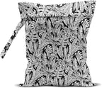 Wet Bag, Wet Dry Bag, Wet Bag for Swimsuit, Travel, Beach, Pool, Diapers, Dirty Yoga Gym Clothes, Makeup Bag, Waterproof Tropical Palm Leaves Decor Jungle Palm Leaf Favors