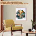 Jigfoxy Wooden Puzzles for Adults, Lotus Wood Puzzles Adult, Unique Animal Shape Wooden Jigsaw Puzzles for Adults, Birthday Gifts for Puzzle Lovers, Family, Friend (S-8.5 * 7.9in-100pcs)