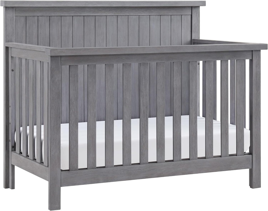 Soho Baby Everlee 4-in-1 Convertible Crib, Graystone
