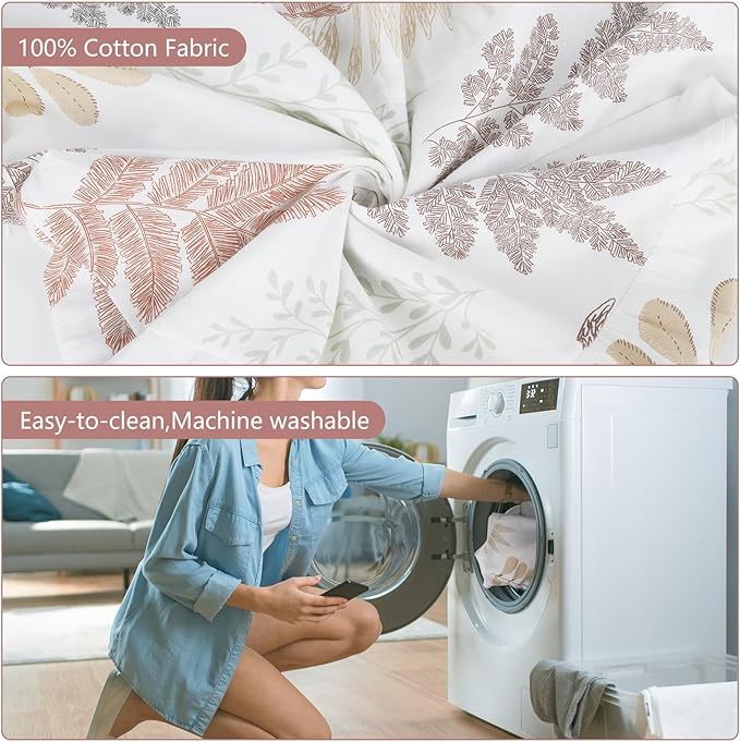 Nursing Pillow for Breastfeeding, Breastfeeding Essentials for Newborn, More Support for Mom and Baby, with Adjustable Waist Strap and Removable Cotton Cover (Small Leaves)