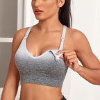 Suekaphin 3 Pack Sports Nursing Bra for Breastfeeding Supportive Bralette Pregnancy Maternity Wirefree Support for Women