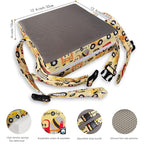 Toddler Booster Seat for Dining Table,4 Inches Washable Double Safer Straps Non-Slip Bottom Booster Seat Dining for Kids, Portable Travel High Density Sponge Detachable Increasing Cushion for Child