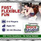 Trivia Card Game – Family Games for Adults & Teens, Hilarious Party Games for Family Game Night Fun, Educational & Challenging Trivia Cards & Adult Gifts for Birthdays & Celebrations