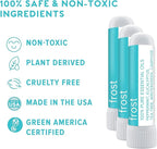 MOXE Frost - Energizing Aromatherapy Nasal Inhaler - Alleviate Headaches, Boost Focus & Energy - Cooling Sinus Blaster - Includes Peppermint, Eucalyptus, & Wintergreen Essential Oils - USA (3-Pack)