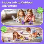 Sillbird Solar Building Robot Kit STEM Gift for Boys Aged 8-12, DIY 15-in-1 Science Educational Toys for Kids Birthday, Solar or Battery Powered Robotic Set with 212 Pieces