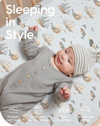 Graco Pack and Play Sheets Fitted, TotBasic Ultra Soft Mini Crib Sheets Boy, Neutral Pack N Play Mattress Sheets Hypoallergenic and Soothing, Premium Jersey Playrad Sheets, 2 Pack