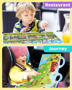 Benresive Reusable Sticker Books for Kids 2-4, Sticker Books for Toddlers 1-3 2-4, Toddler Travel Toys Activities Crafts Gifts - Farm, Space and Vehicle