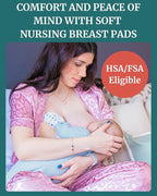 Nursing Pads - Breast Pads for Leaking Milk - Reusable & Washable Breastfeeding Pads - Stay Dry Longer - Almohadillas y Protectores de Lactancia - Viscose derived from Bamboo - 10 Pads