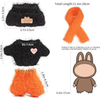 17cm Doll Outfits - 9 Piece 17 cm Doll Clothes Set Include Halloween Style+Classic Style, Accessories for 15cm/17cm, 2025 Original for Holiday (NoDoll)