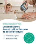 Amara Organic Baby Food - Stage 3 - Ancient Grain - Baby Cereal to Mix With Breastmilk, Water or Baby Formula - Shelf Stable Baby Food Pouches Made from Organic Fruit and Veggies - 10 Pouches, 3.9oz Per Serving