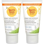 Burt's Bees Baby Diaper Rash Ointment, Maximum Strength, 40% Zinc Oxide, 100% Natural Origin, Pediatrician Tested, Net Weight 3 Ounces , Pack of 2