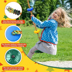 Tree Swing Climbing Rainbow Rope, Heavy Duty Swing Disc Seat Replacement for Kids with Hanging Strap and Platform Carabiners Indoor/Outdoor Playground Accessories (Green)