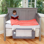 hiccapop Convertible Crib Bed Rail for Toddlers, Crib Rail Guard with Reinforced Anchor Safety