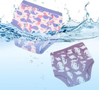 MooMoo Baby 8 Packs Potty Training Pants Cotton Absorbent Training Underwear for Toddler Boy and Girls 2T-9T