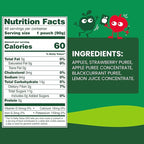 GoGo squeeZ Applesauce and Fruit Puree, Apple Strawberry, 3.2 oz (Pack of 48), Unsweetened Fruit Snacks for Kids, Gluten Free, Nut Free, Recloseable Cap, BPA Free Pouches (Packaging May Vary)