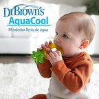 Dr. Brown's AquaCool Water-Filled Baby Teether, Cools & Massages Sore Gums, BPA Free, Pineapple and Apple, 4 Pack, 3m+