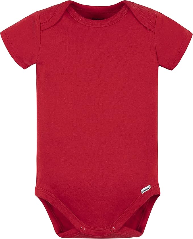 Gerber baby-boys 5 Pack Onesies Multi-packs Bundle Interlock 180 Gsm